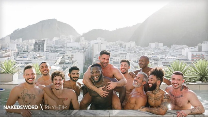 NakedSword, Rhyheim Shabazz Team für Beau Butler's 1st Gangbang