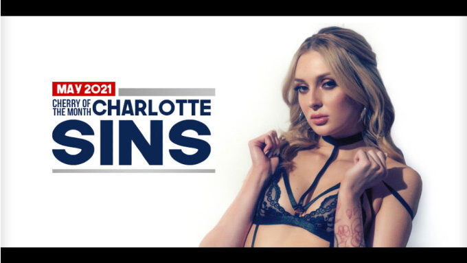 Charlotte Sins ist Cherry Pimps' Mai 'Cherry of the Month'