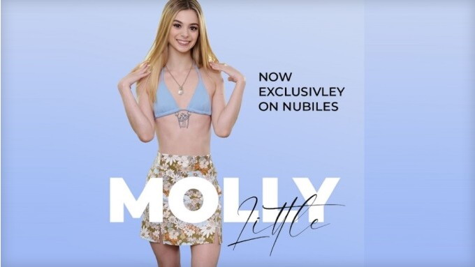 Nubiles verpflichtet Molly Little als 1. Vertragsstar