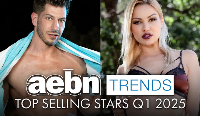 Cherry Kiss und Jordan Starr führen AEBN im ersten Quartal 2025 an