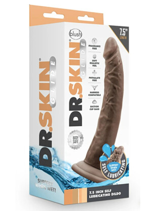 Blush-Neuheiten - Dr. Skin Glide 7,5-Zoll selbstschmierender Dildo