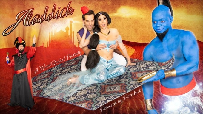 WoodRocket, Pornhub Veröffentlichung Musical Parody'Aladdick'.