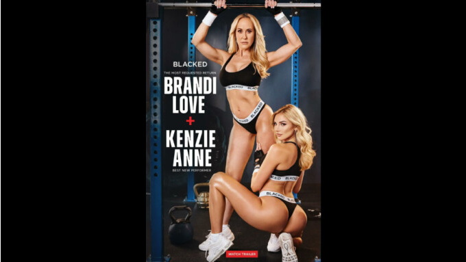 Brandi Love und Kenzie Anne spielen die Hauptrollen in 'Sweat' von Blacked