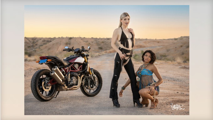 Lola Morena und Natalie Mars spielen die Hauptrollen in TransAngels' 'Fast & Easy Riders'