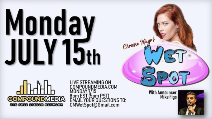 Chrissie Mayr's Wet Spot Show feiert Premiere auf Compound Media